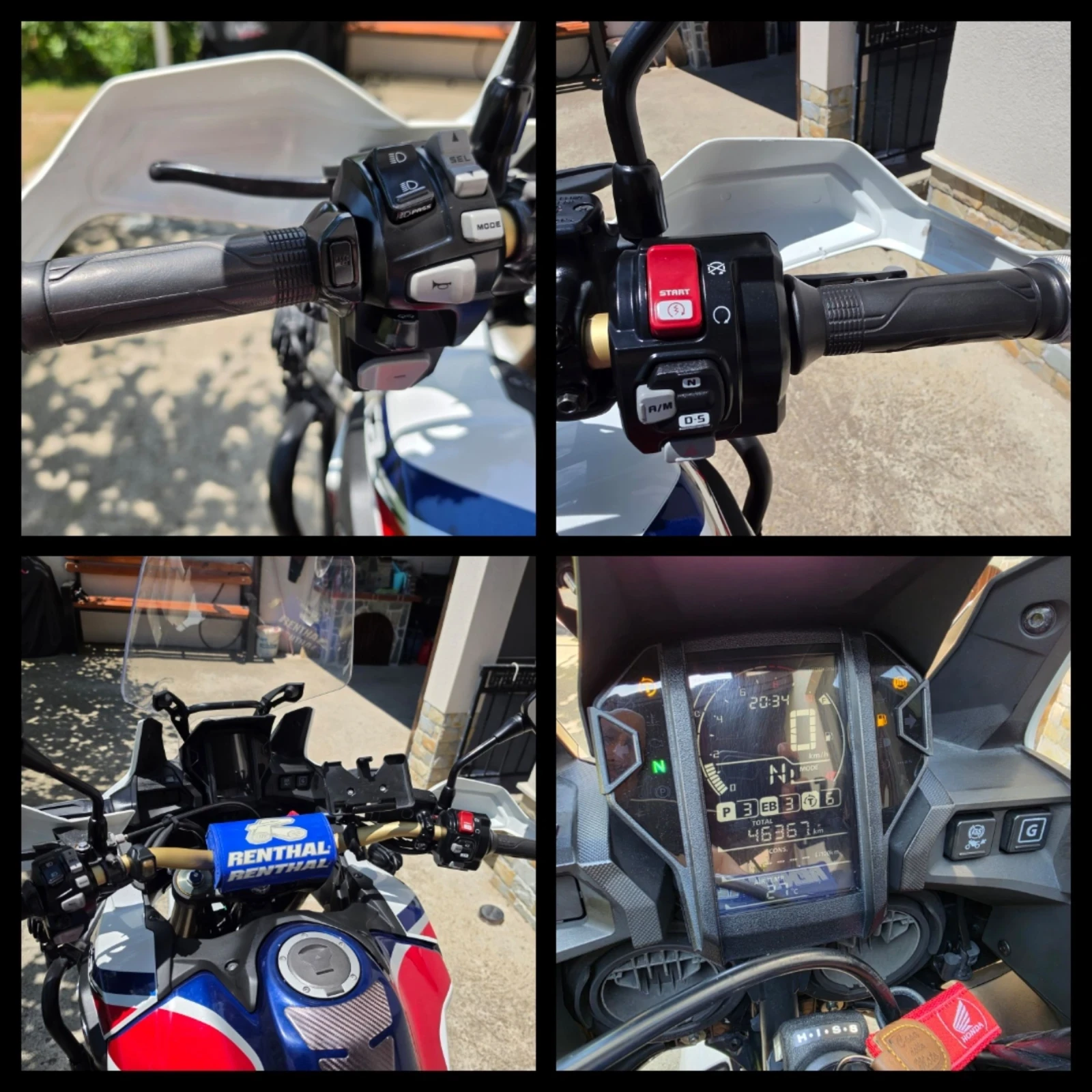 Honda Crf Africa Twin 1000 DCT TC ABS 3 куфара, снимка 15 - Мотоциклети и мототехника - 55249381