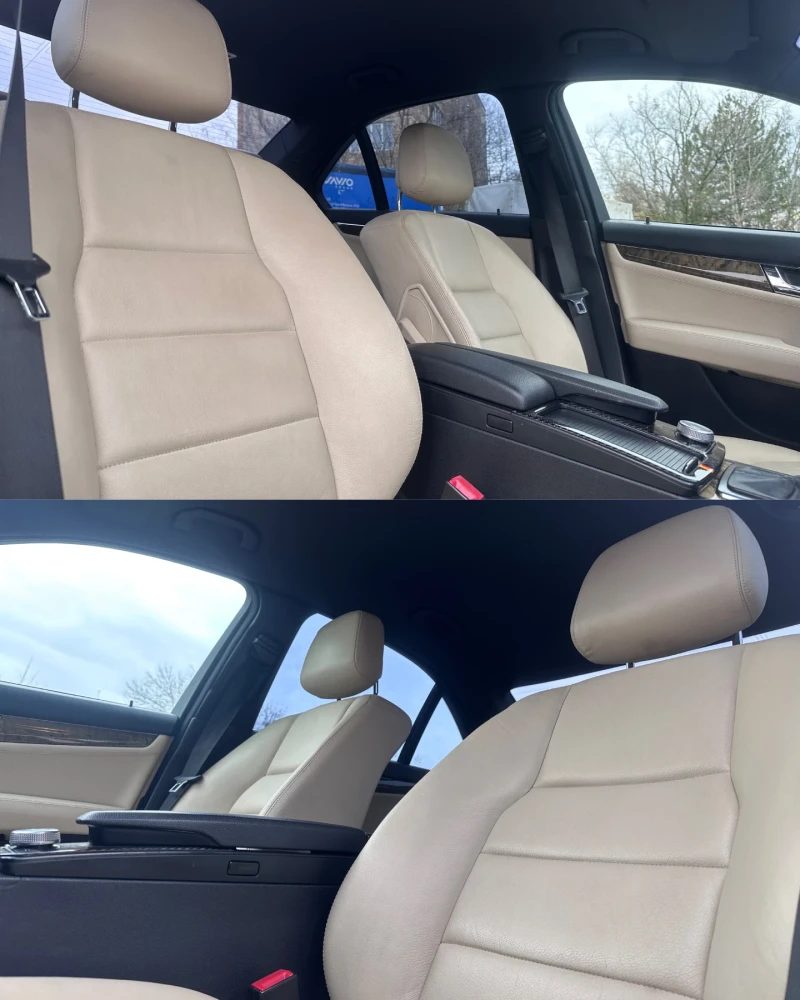 Mercedes-Benz C 220 OM646* AVANTGARDE* КОЖА* АВТОМАТ* ОБСЛУЖЕН* НЕМСКА, снимка 14 - Автомобили и джипове - 52679830