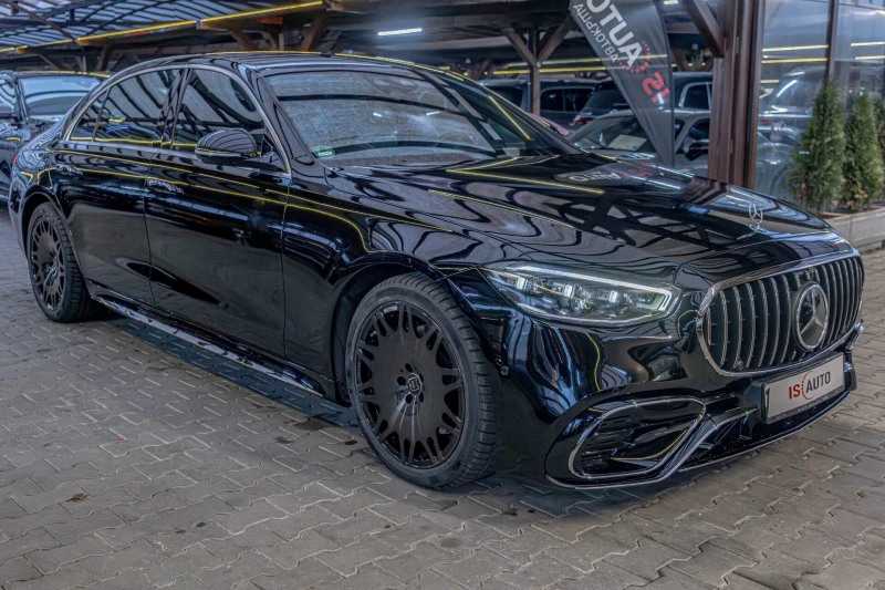 Mercedes-Benz S 400 4М/AMG/Long/Distronic/Амбиент/Обдухване/Камера, снимка 3 - Автомобили и джипове - 53225560