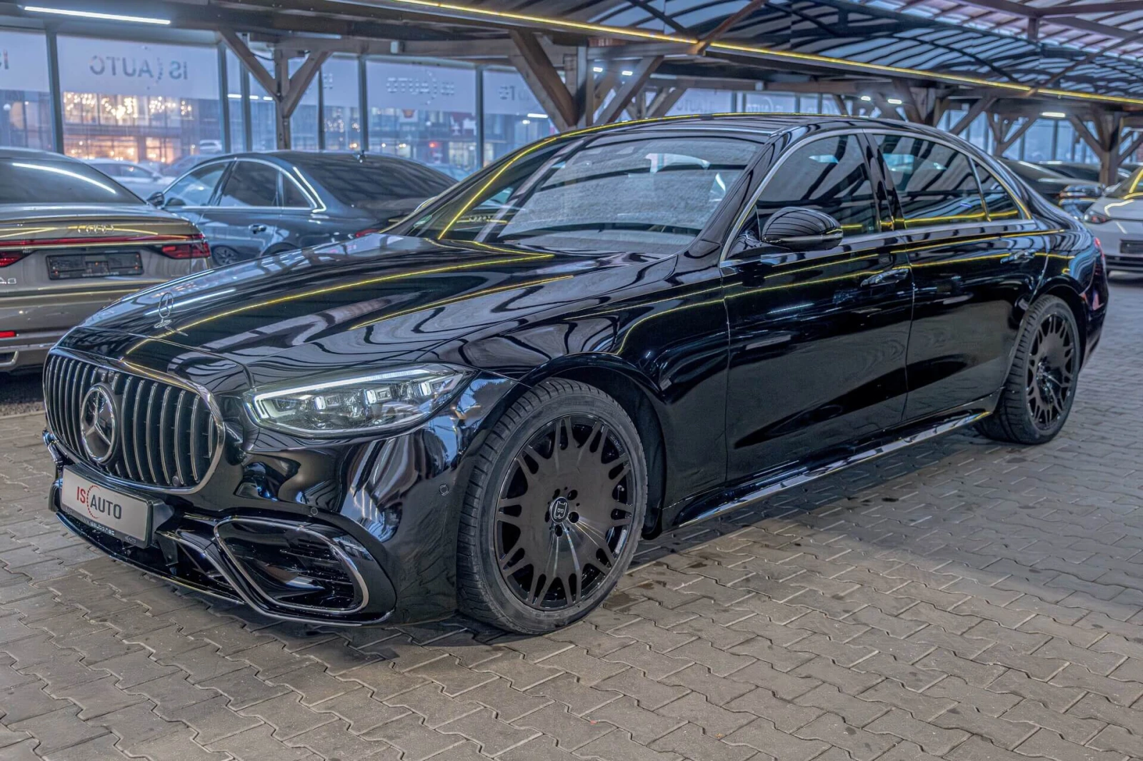 Mercedes-Benz S 400 4М/AMG/Long/Distronic/Амбиент/Обдухване/Камера, снимка 1