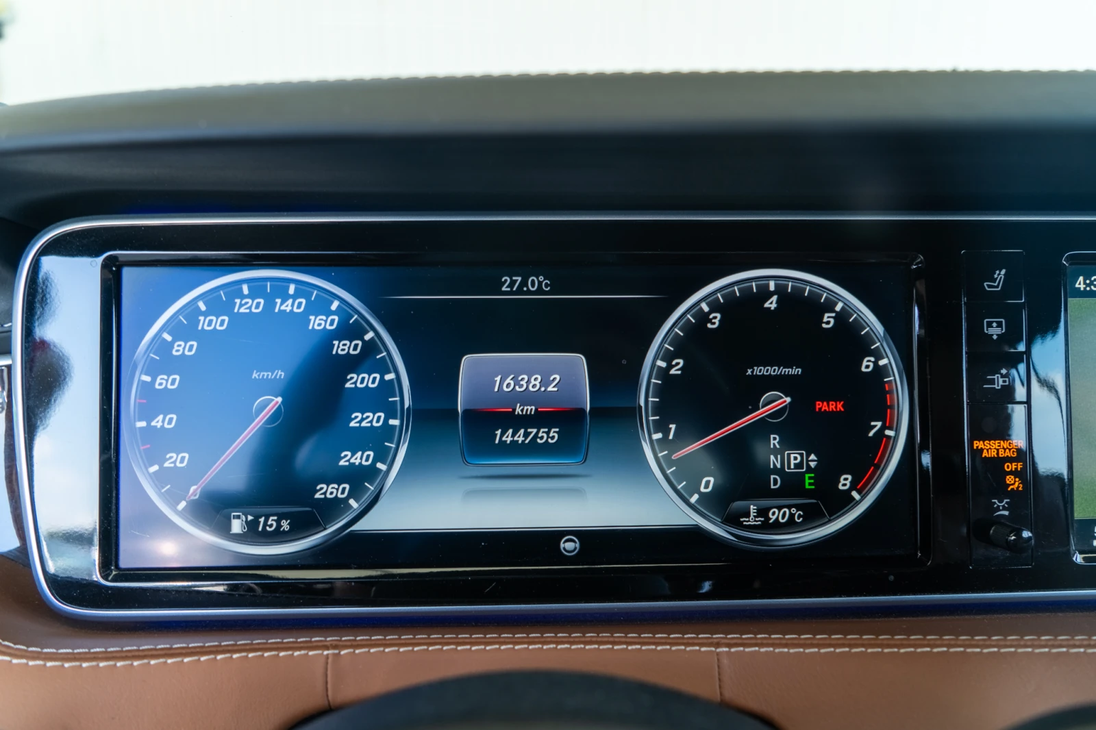 Mercedes-Benz S 550 SWAROVSKI = 4.7 = 4MATIC = COUPE = FULL = ЛИЗИНГ, снимка 12 - Автомобили и джипове - 55327338