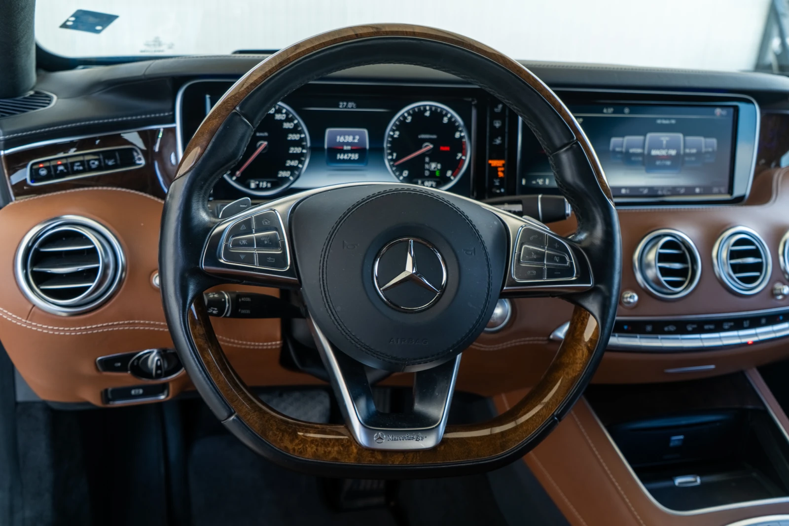 Mercedes-Benz S 550 SWAROVSKI = 4.7 = 4MATIC = COUPE = FULL = ЛИЗИНГ, снимка 8 - Автомобили и джипове - 55327338