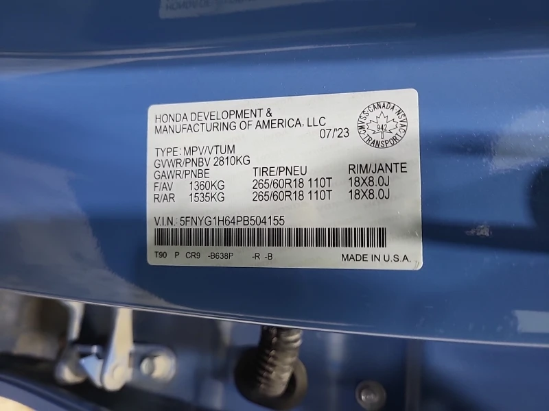 Honda Pilot 3.5L 6cyl -, снимка 6 - Автомобили и джипове - 53520848