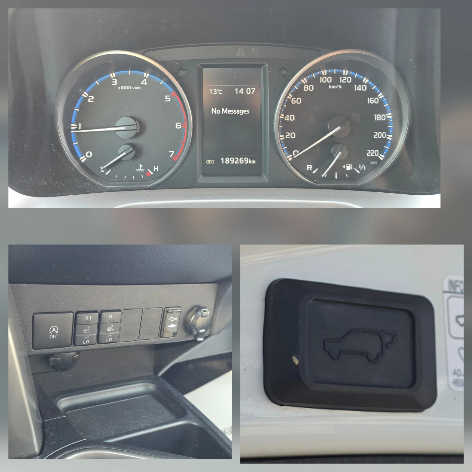 Toyota Rav4 2.0 D4D NEW EXCLUSIVE/CAMERA/100%км CAR PLAY , снимка 13 - Автомобили и джипове - 53831024