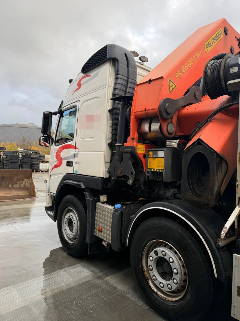 Volvo Fm 420 8X4 +  Palfinger PK65002-G Winch, снимка 8 - Камиони - 53595471