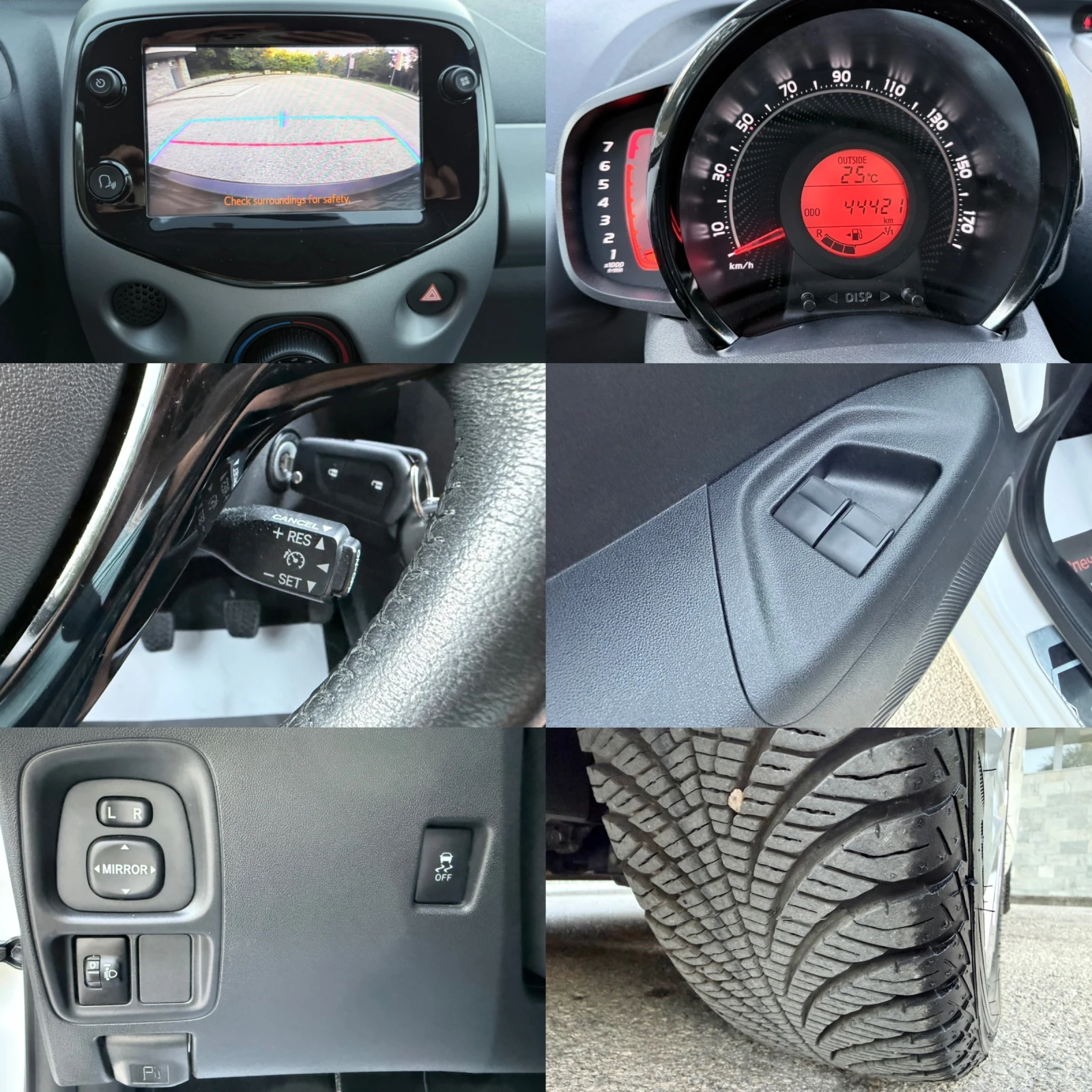 Toyota Aygo 1.0-VVT-i* X-CONNECT* LED* Euro 6* , снимка 15 - Автомобили и джипове - 55985041