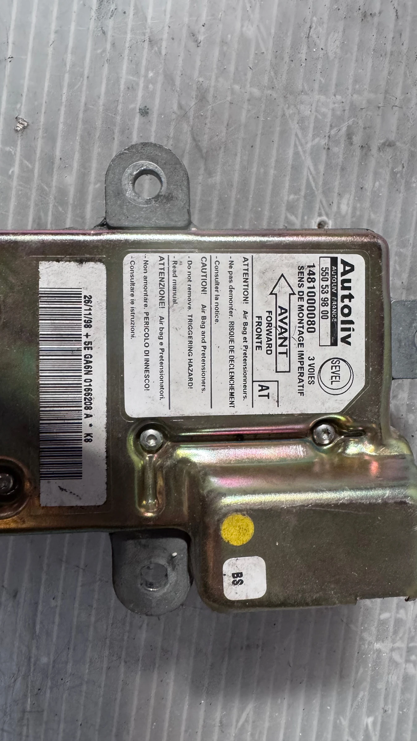 Airbag  /  /  a Fiat Ulysse - 1481000080 / 550539800 | Mobile.bg   2