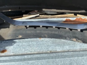 Предна броня Bmw 3series. E90/E91. M-Sport. Фейслифт. 51117891386. Оригинална. 08-13г. , снимка 6 - Части - 53608185