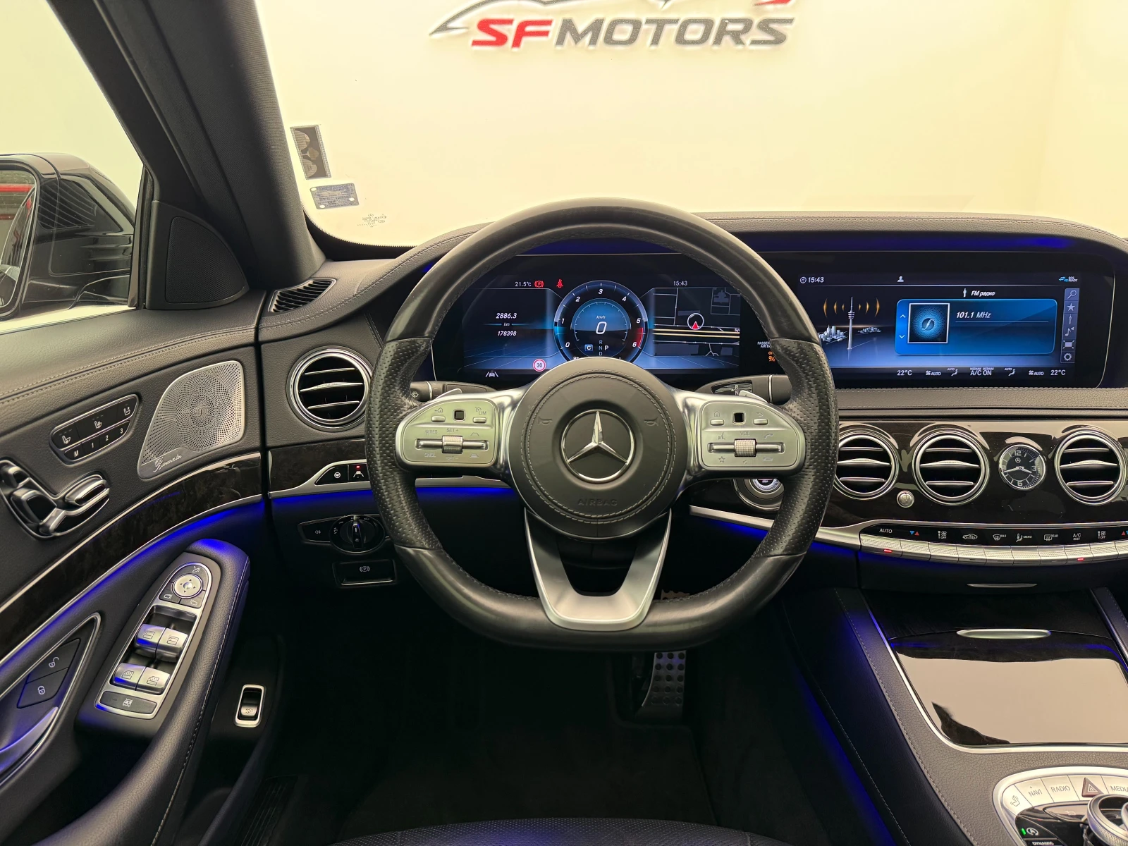 Mercedes-Benz S 400 4MATIC\Sedan\Burm\AMG, снимка 11 - Автомобили и джипове - 54765485