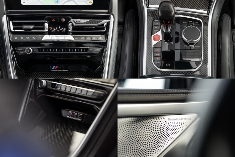 BMW M8 COMP/FULL/EU/BOWERS/CERAMIC/AKRAPOVIC/EVENTURI, снимка 15 - Автомобили и джипове - 53115852