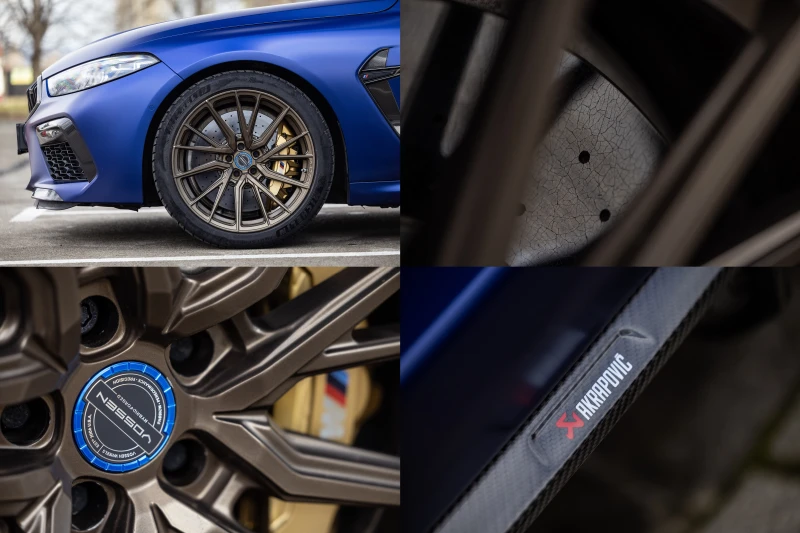 BMW M8 COMP/FULL/EU/BOWERS/CERAMIC/AKRAPOVIC/EVENTURI, снимка 7 - Автомобили и джипове - 53115852