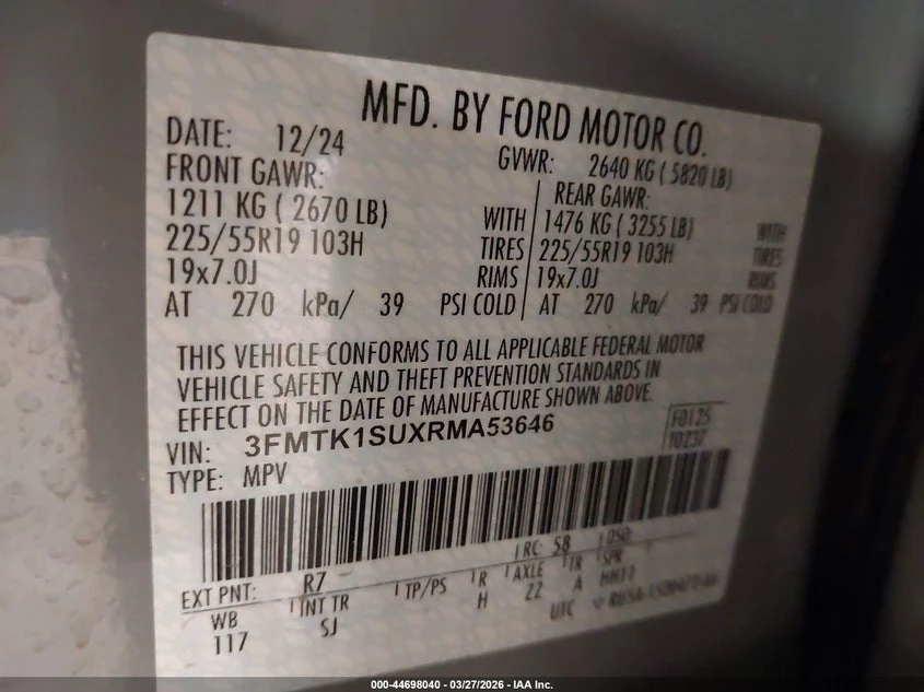 Ford Mustang Mach-E Select, снимка 9 - Автомобили и джипове - 55127058