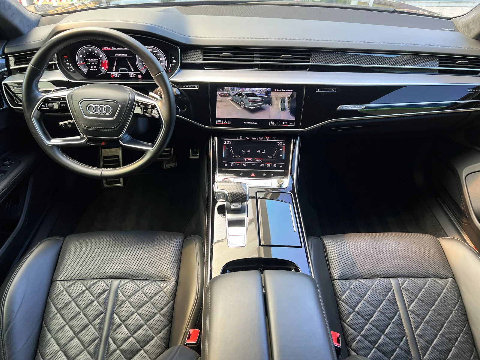 Audi S8 CERAMIC / CARBON / BLACK OPTIC / B&O / 360 / HUD /, снимка 10 - Автомобили и джипове - 56008384