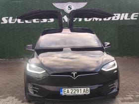 Tesla Model X 100* 360CAM* ALCANTAR* CARBON* PODGREV* PANORAMA* , снимка 1
