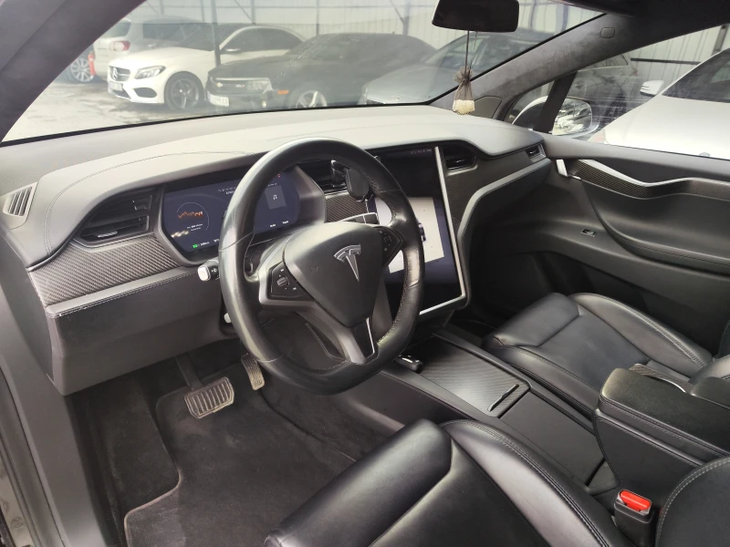 Tesla Model X 100* 360CAM* ALCANTAR* CARBON* PODGREV* PANORAMA* , снимка 8 - Автомобили и джипове - 48817022