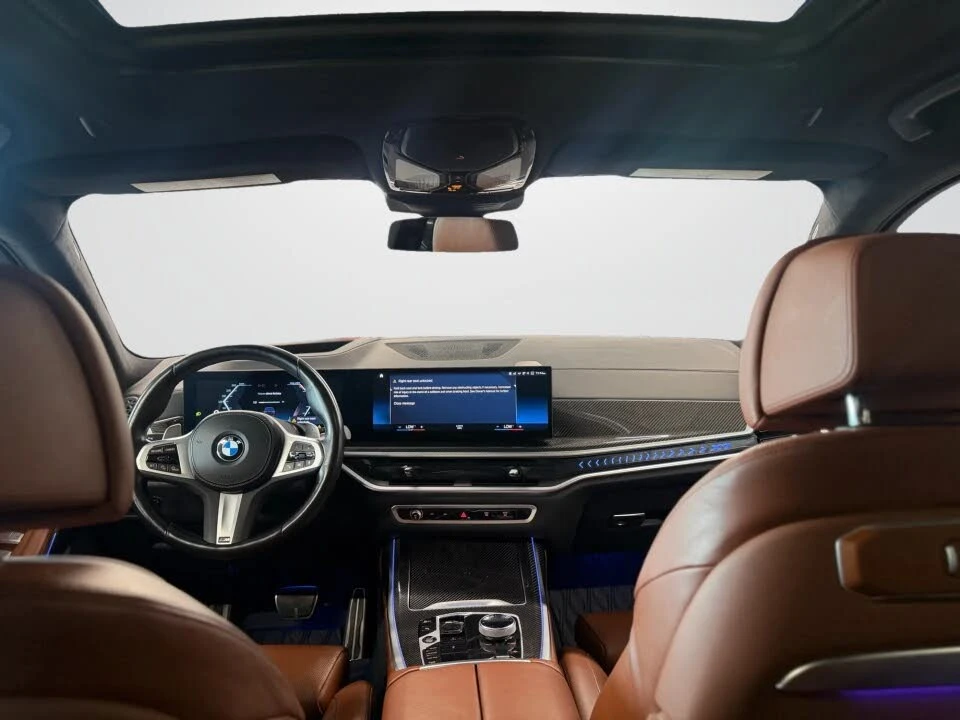 BMW X7 40i* M-SPORT* HEAD-UP* CARBON* ПАНОРАМА* ОБДУХВАНЕ, снимка 9 - Автомобили и джипове - 54776843