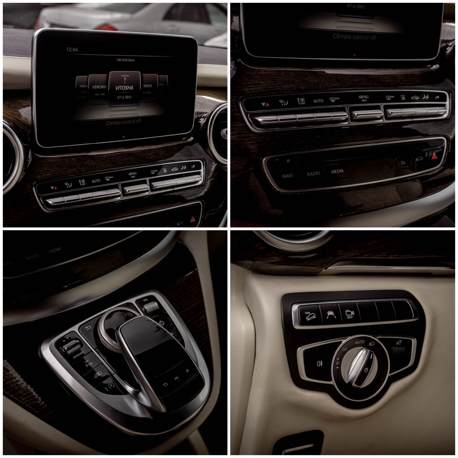 Mercedes-Benz V 300 4MATIC-ExtraLong-190hp-РЕГИСТРИРАН-ПЕРФЕКТЕН!, снимка 13 - Бусове и автобуси - 56164131