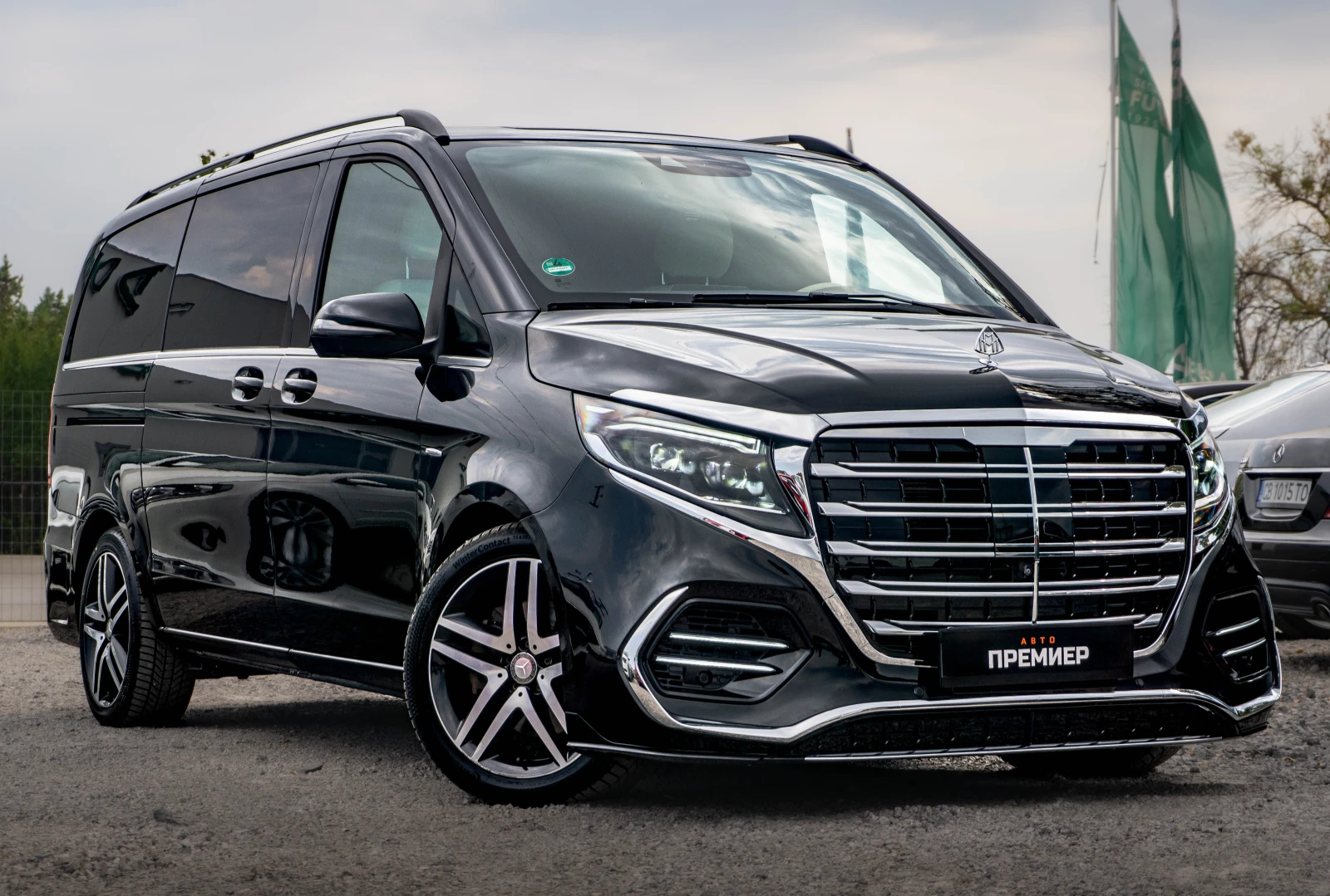 Mercedes-Benz V 300 4MATIC-ExtraLong-190hp-РЕГИСТРИРАН-ПЕРФЕКТЕН!, снимка 3 - Бусове и автобуси - 56164131
