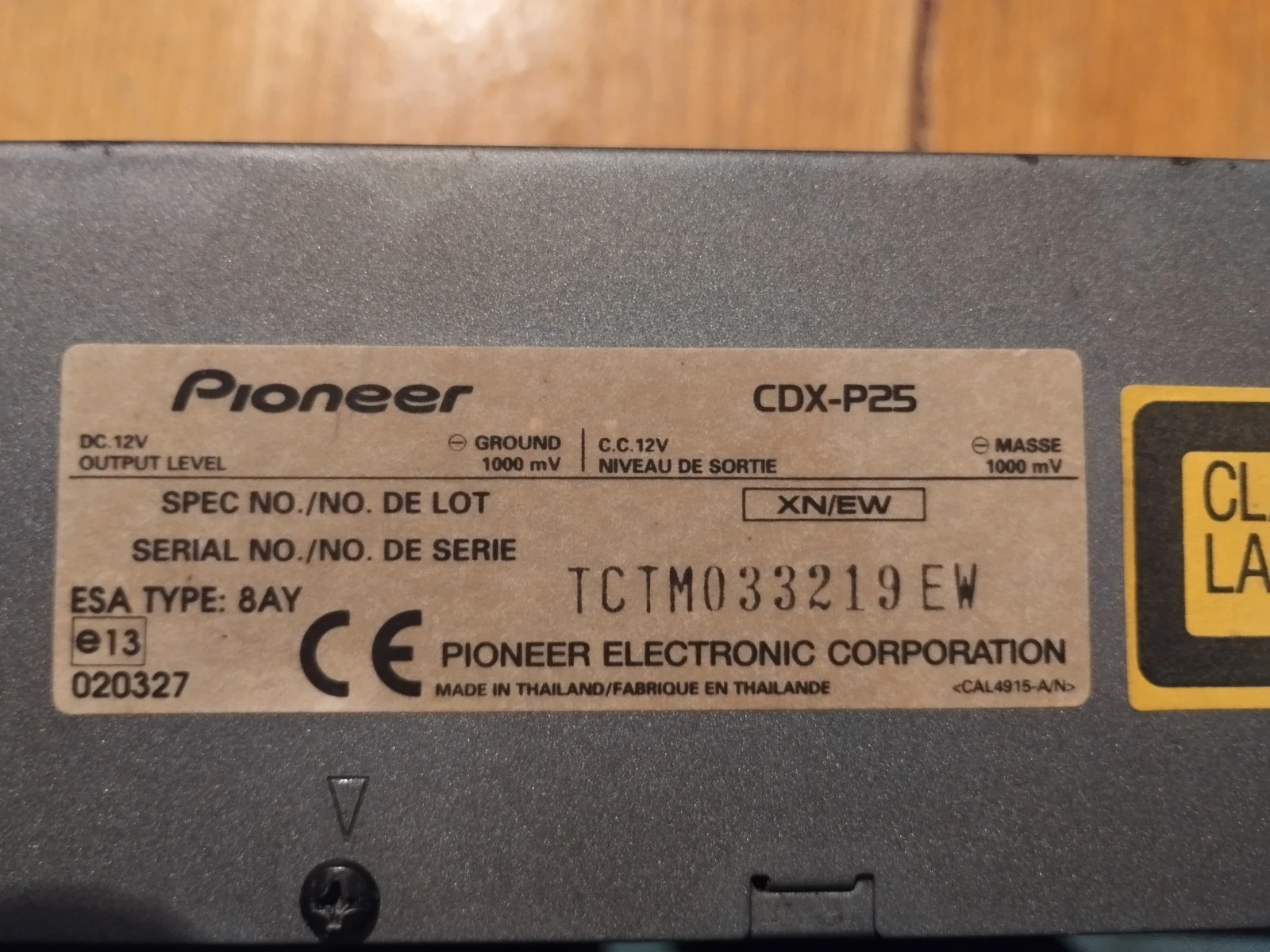 Pioneerr CDX-P25 CD ������� � ����� ��������� | Mobile.bg � ����������� 1