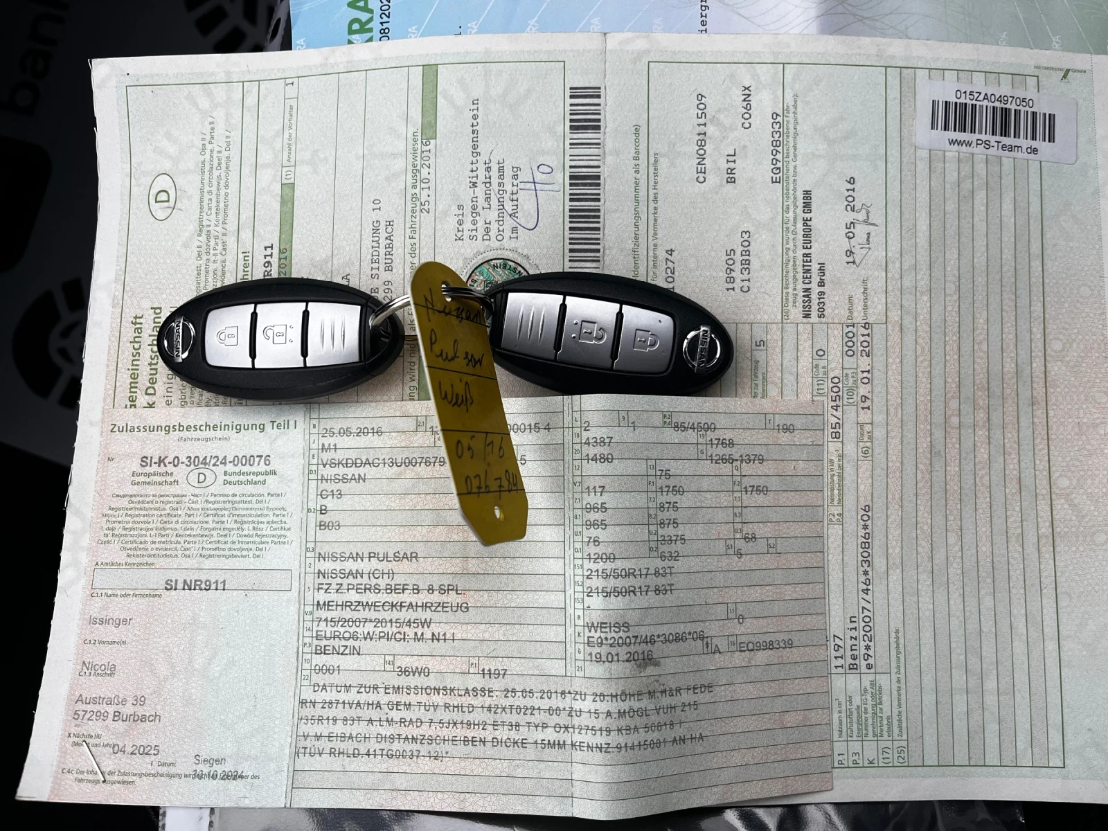 Nissan Pulsar 1.2i Euro 6 / Tekna / Keyless / Navi | Mobile.bg � ����������� 16