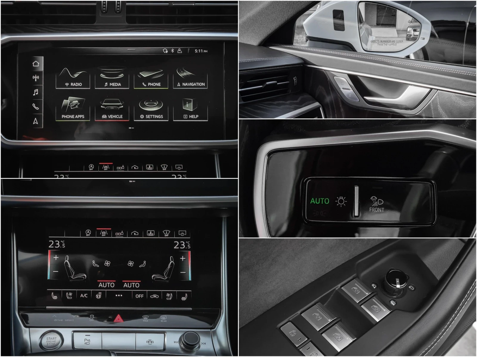 Audi A6 55 TFSI Quattro S-line | 340 к.с. | 2019г | FULL, снимка 9 - Автомобили и джипове - 53879433