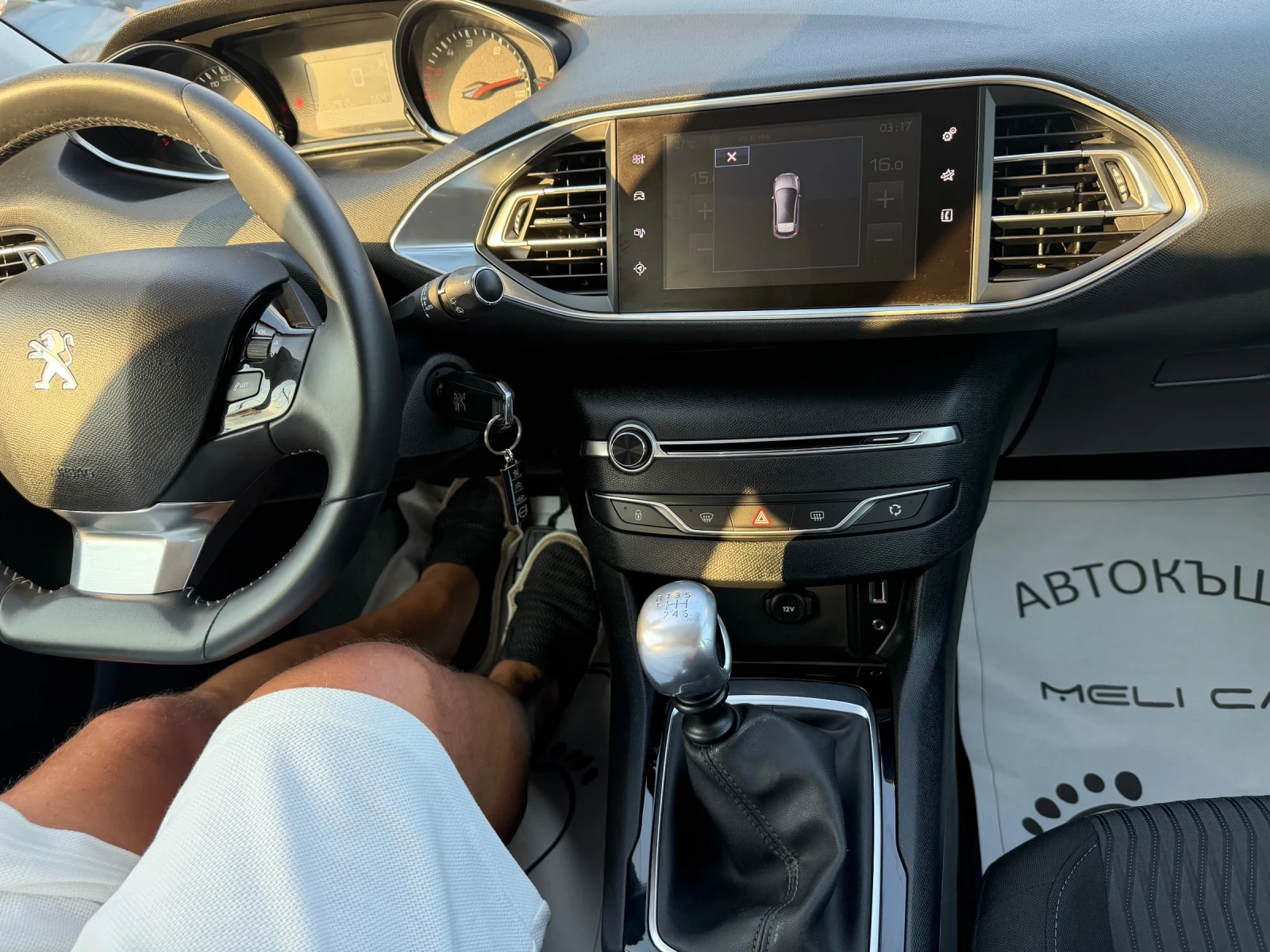 Peugeot 308 1.6HDI ALLURE GT-LINE ЛИЗИНГ ВИДЕО, снимка 14 - Автомобили и джипове - 55592909