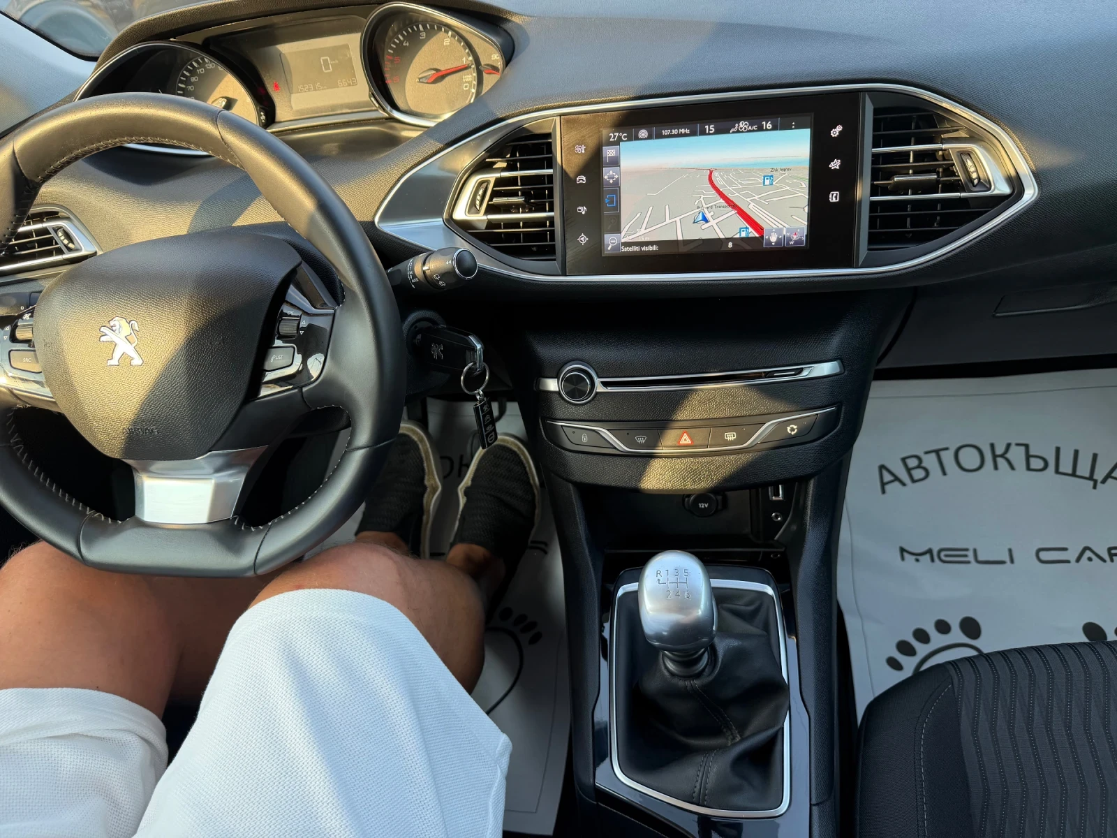 Peugeot 308 1.6HDI ALLURE GT-LINE ЛИЗИНГ ВИДЕО, снимка 12 - Автомобили и джипове - 55592909