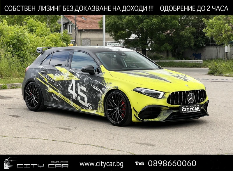 Mercedes-Benz A45 AMG S/ 4-MATIC/ AERO PAKET/ NIGHT/ CAMERA/ MULTIBEAM/ - 69980 лв. - 19916814 1