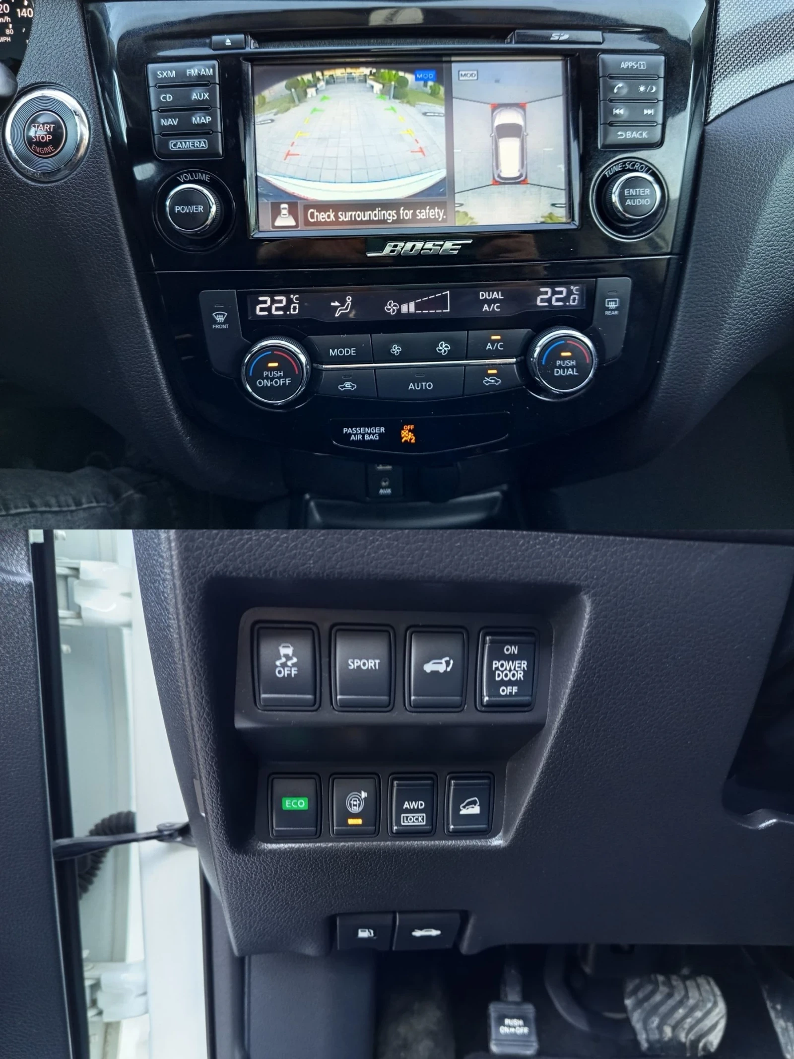 Nissan Rogue 2.5 i 170kc.AWD 4x4 SL PREMIUM FULL , снимка 13 - Автомобили и джипове - 53815462