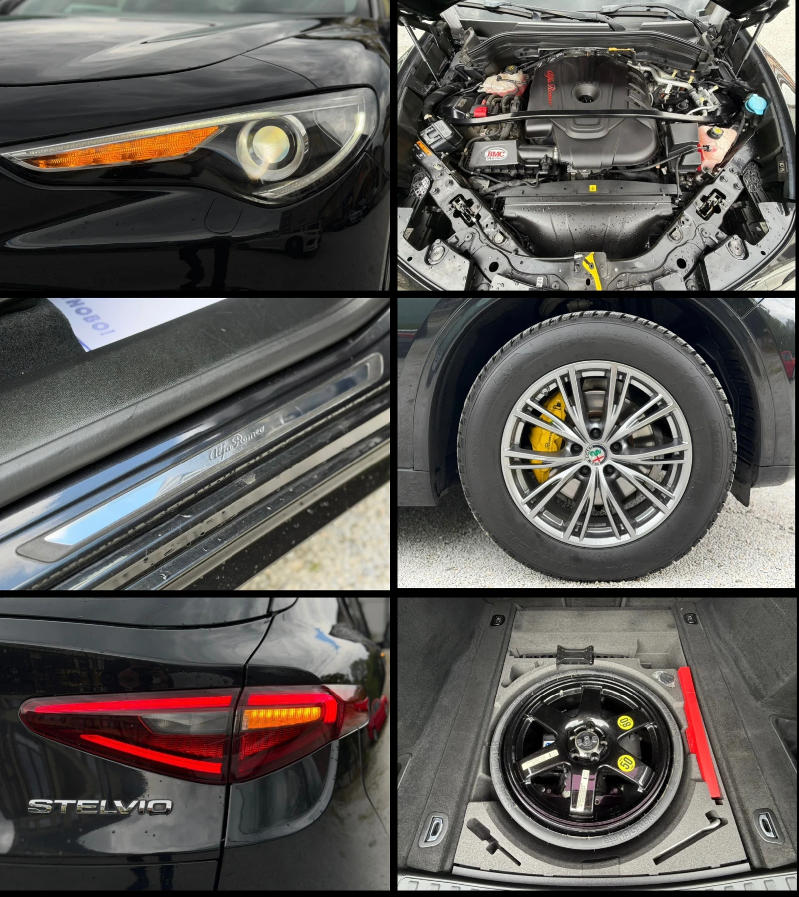 Alfa Romeo Stelvio Quadrifoglio* LED* 4x4* 2.2DIESEL* AUTOMATIC* TOP, снимка 8 - Автомобили и джипове - 54399187