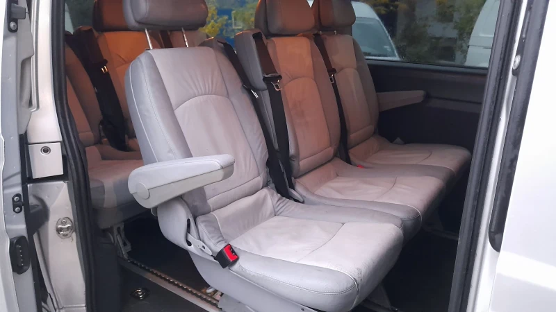 Mercedes-Benz Vito 8+ 1м Кожа Автоматик , снимка 10 - Бусове и автобуси - 52314098