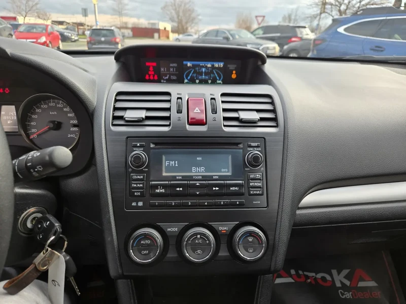 Subaru XV 1.6i-84кс= 4х4= ГАЗ* BRC* = КАМЕРА= СЕРВ.ИСТОРИЯ, снимка 16 - Автомобили и джипове - 53264544