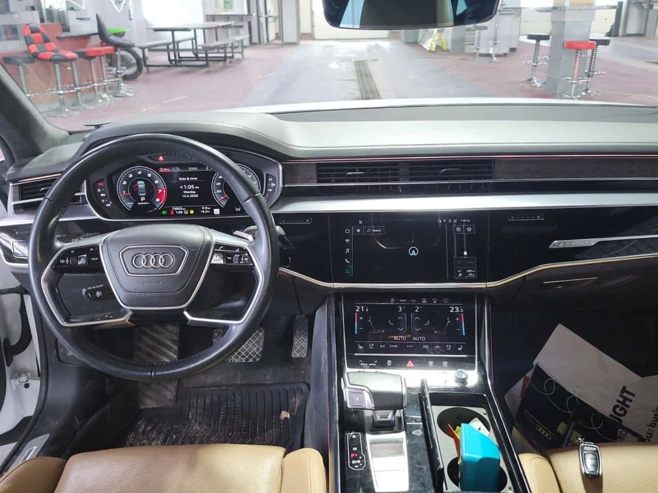 Audi A8 L 60 QUATTRO/МАСАЖИ/ПАНО/ОБДУХ/CARFAX/ФИНАНСИРАНЕ, снимка 6 - Автомобили и джипове - 54635960