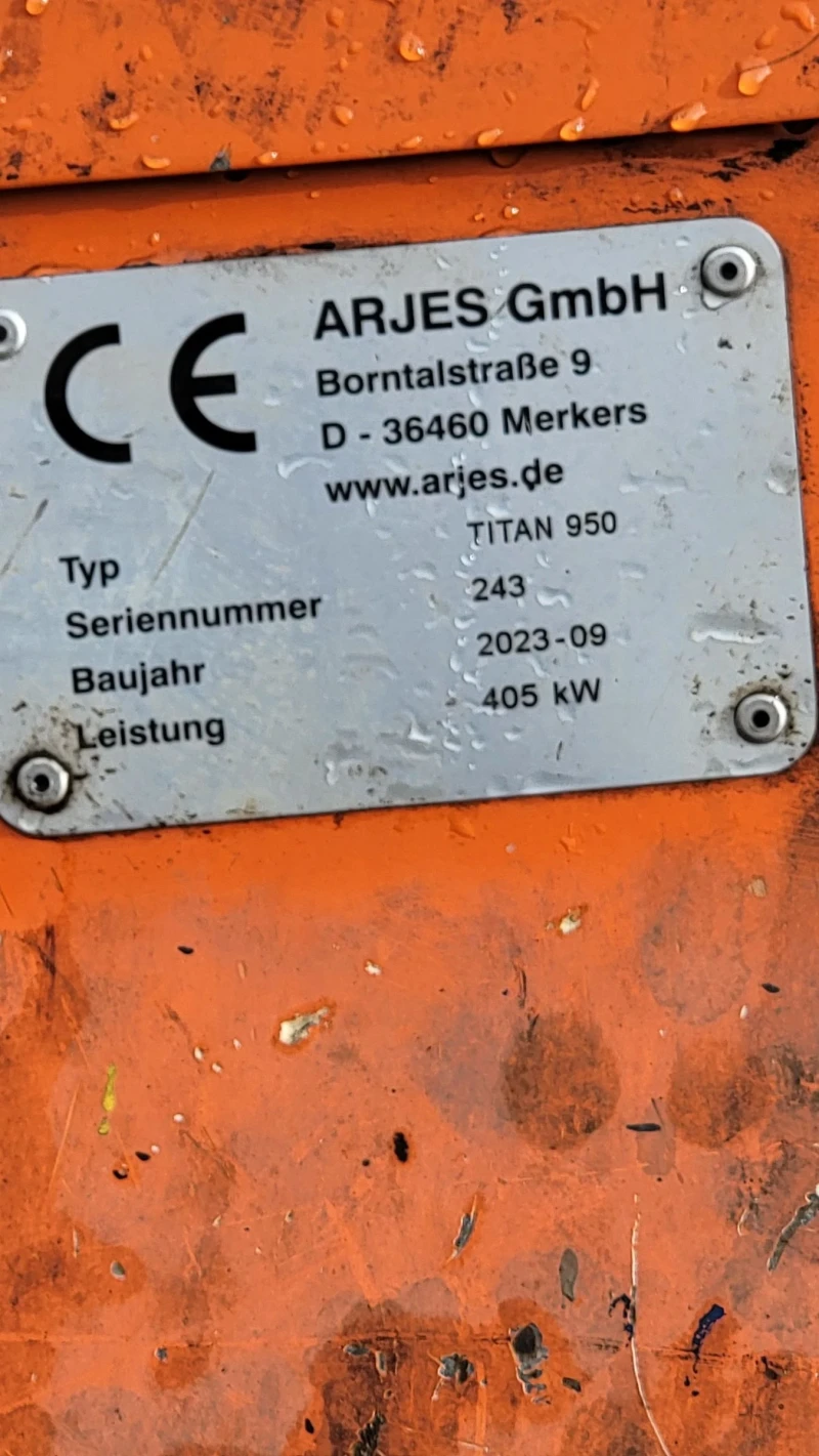 Други специализирани машини Друга Arjes 950, снимка 6 - Индустриална техника - 52646618