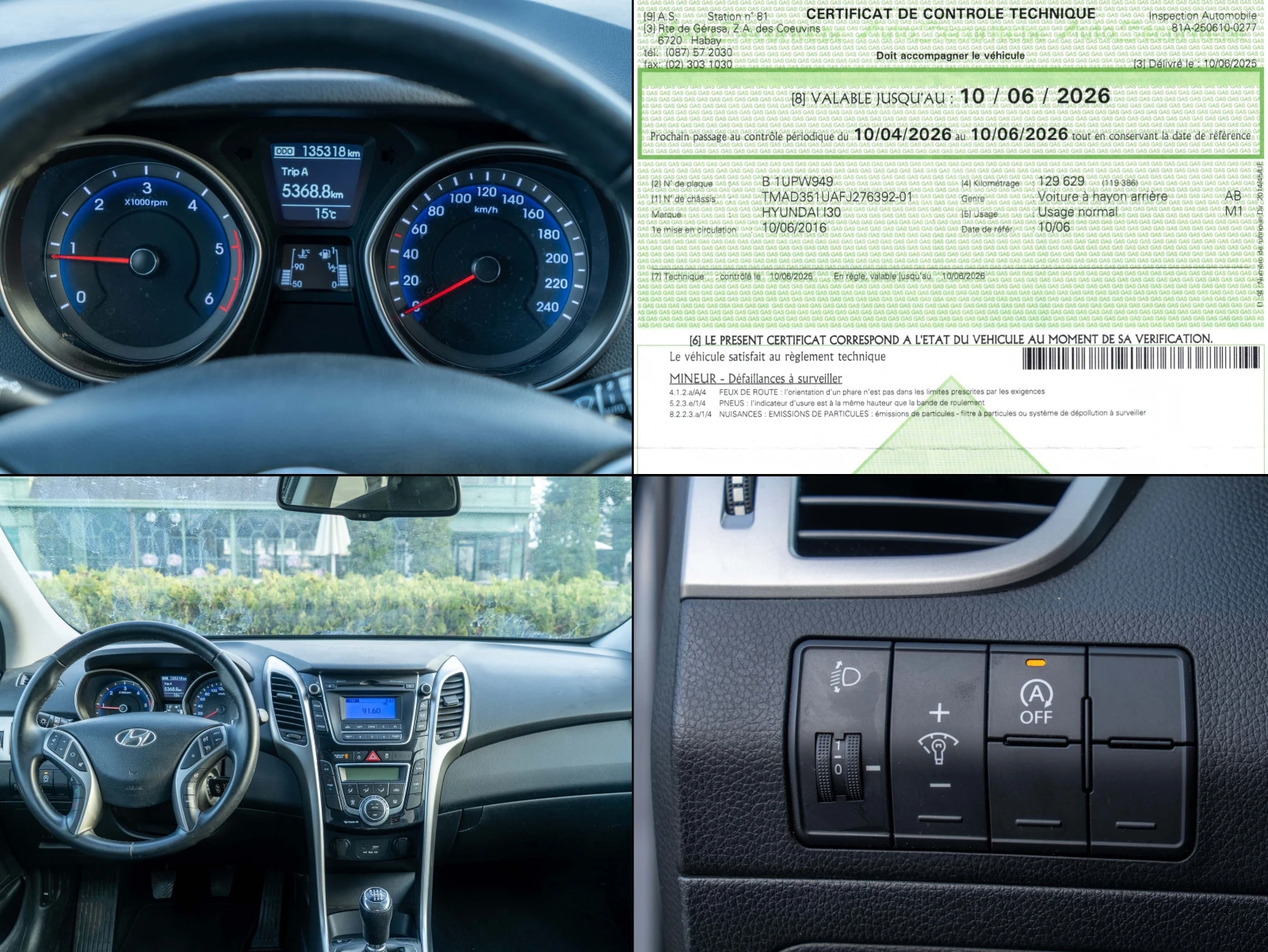 Hyundai I30 1.6 CRDI 110 кс Климатроник GO Edition, снимка 15 - Автомобили и джипове - 54235290