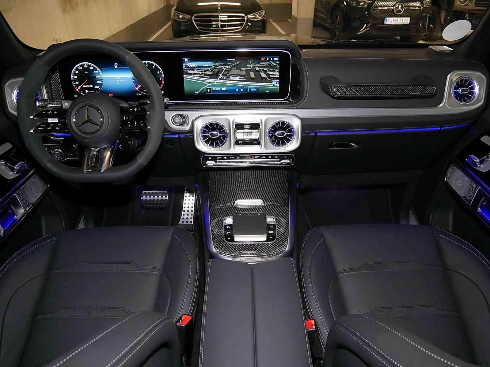 Mercedes-Benz G 63 AMG /FACELIFT/CARBON/BURMESTER/360/NIGHT/22/ | Mobile.bg   11