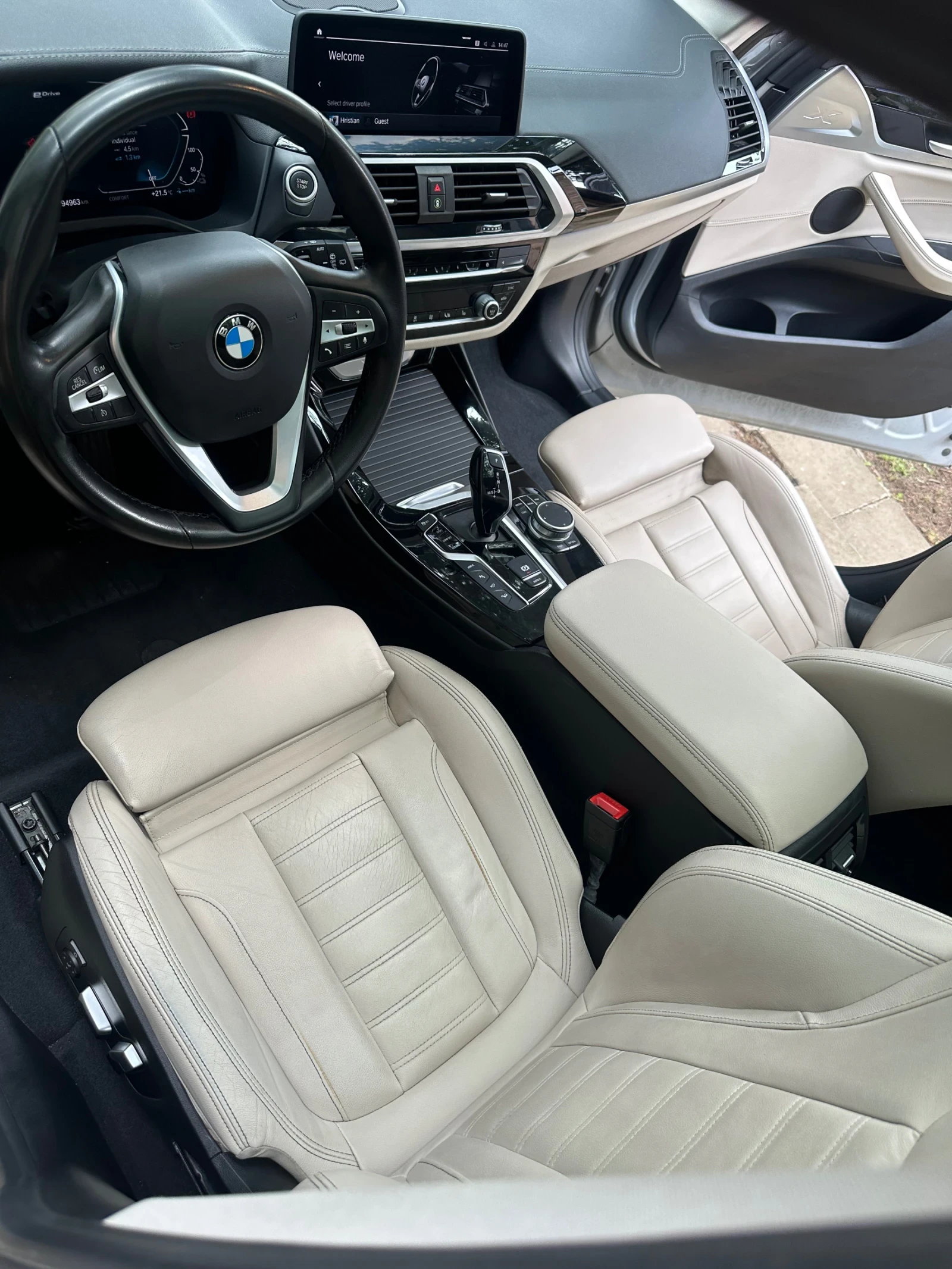 BMW X3 ПАМЕТ/XDRIVE/DIGITAL/ПАНОРАМА/HUD/360/HIFI/30E, снимка 5 - Автомобили и джипове - 54260302