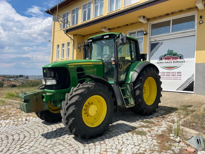 Трактор John Deere 6630 POWER QUAD + ТЕСНИ ГУМИ С ДЖАНТИ ЛИЗИНГ, снимка 3 - Селскостопанска техника - 46821112