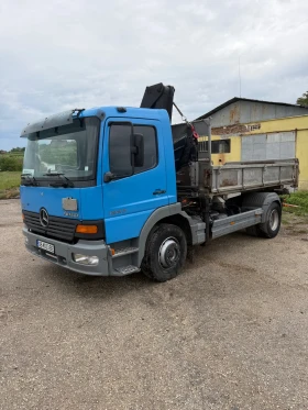 Mercedes-Benz Atego 1223 самосвал с кран , снимка 3