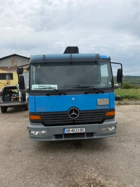 Mercedes-Benz Atego 1223 самосвал с кран , снимка 2