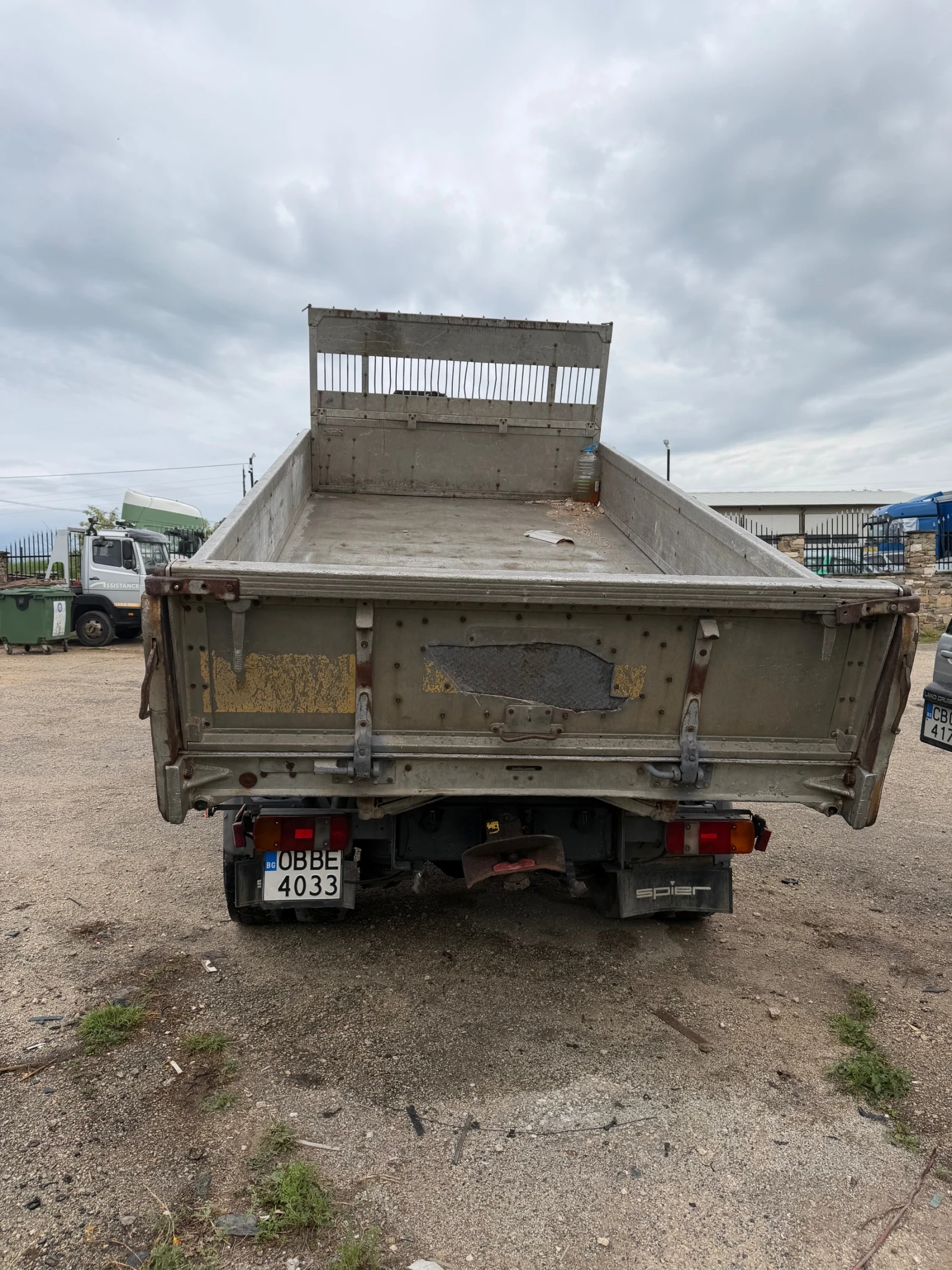 Mercedes-Benz Atego 1223 самосвал с кран , снимка 4 - Камиони - 54640106