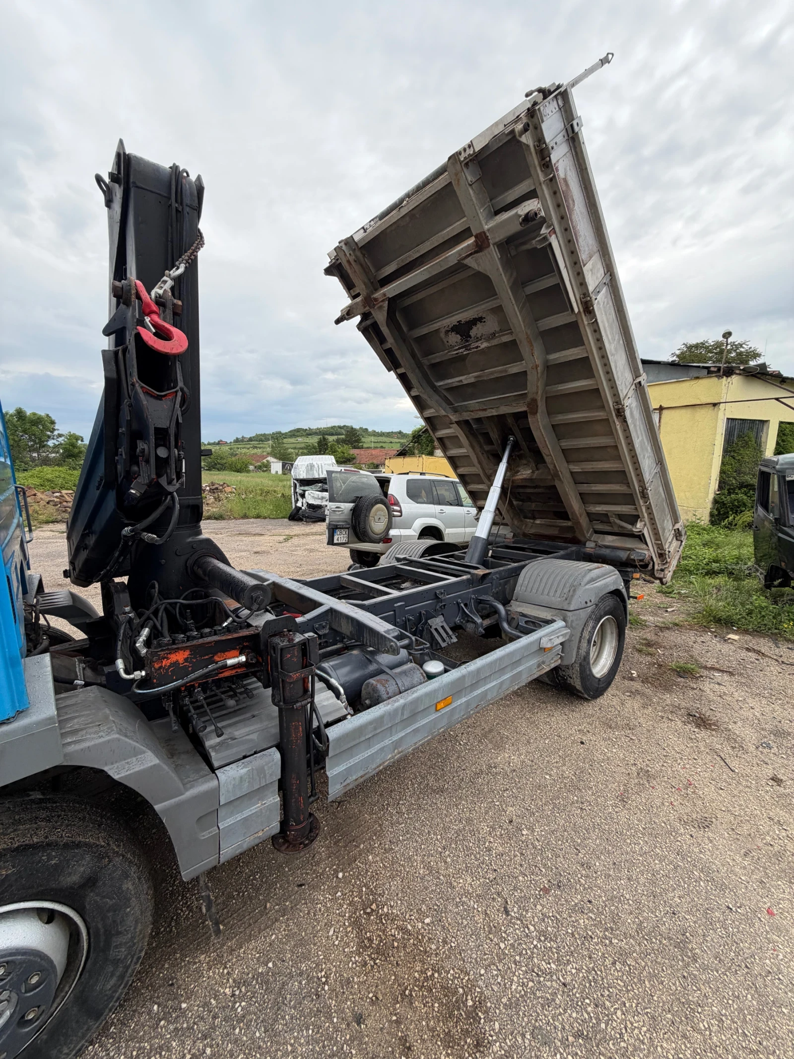 Mercedes-Benz Atego 1223 самосвал с кран , снимка 5 - Камиони - 54640106
