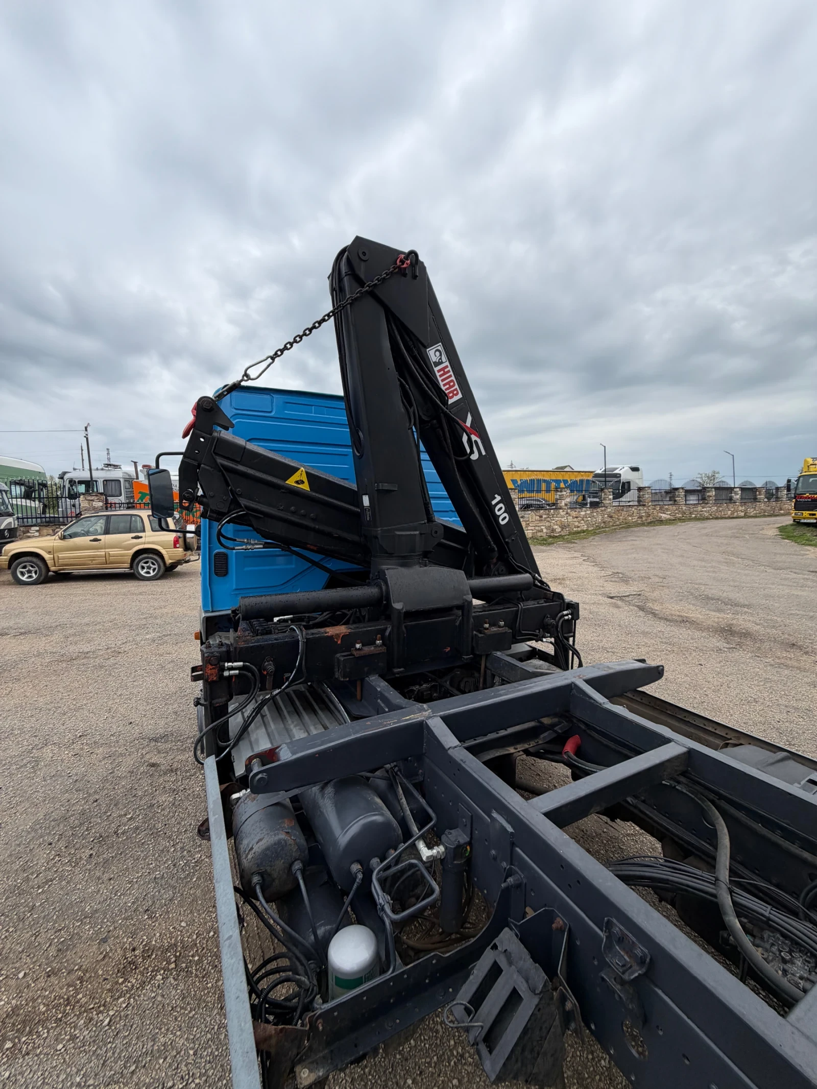 Mercedes-Benz Atego 1223 самосвал с кран , снимка 6 - Камиони - 54640106