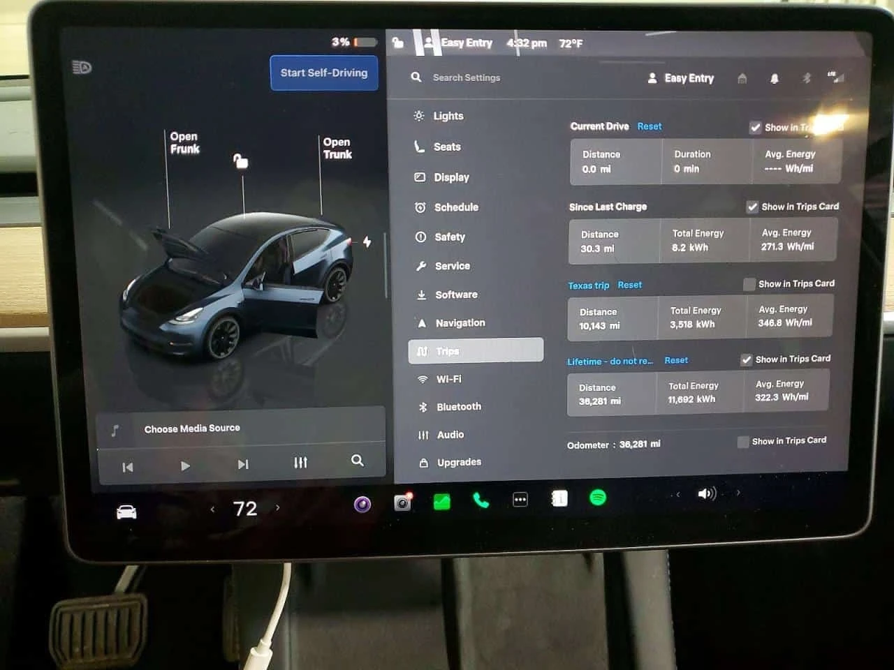 Tesla Model Y Long Range / Carfax / Застраховател , снимка 9 - Автомобили и джипове - 56168946