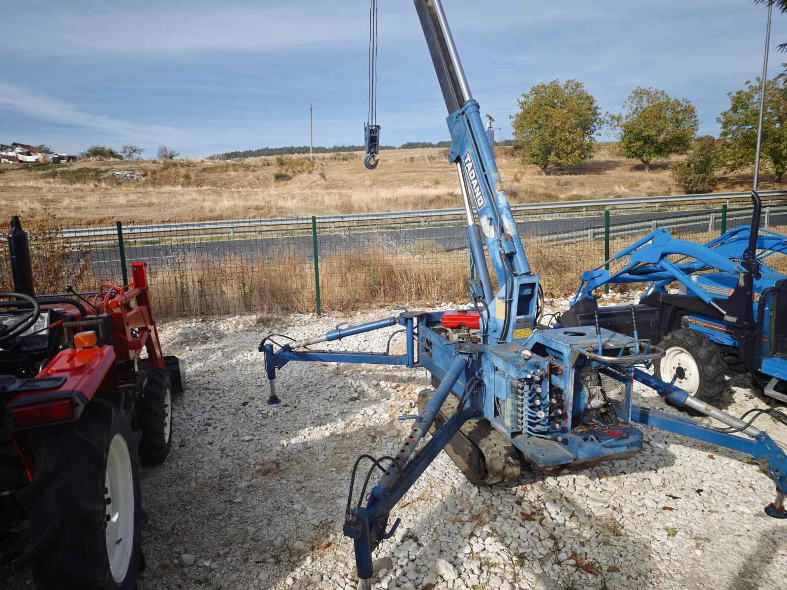 Кулокранове Kubota кран тип паяк
