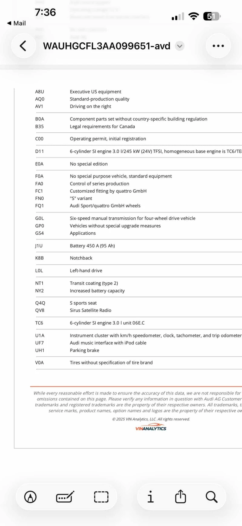 Audi S4  CARFAX /Кожа /Нави/Подгрев/, снимка 17 - Автомобили и джипове - 53580716