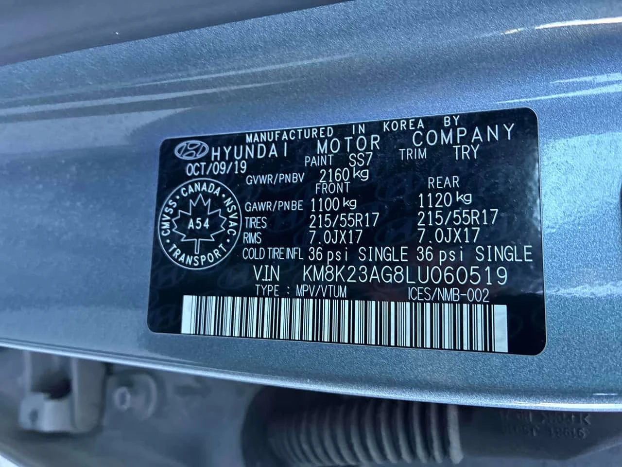 Hyundai Kona Preferred  CARFAX, снимка 10 - Автомобили и джипове - 56656287