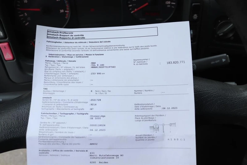 Man Tgl  8.180 Животновоз, ретардер, снимка 17 - Камиони - 52447565