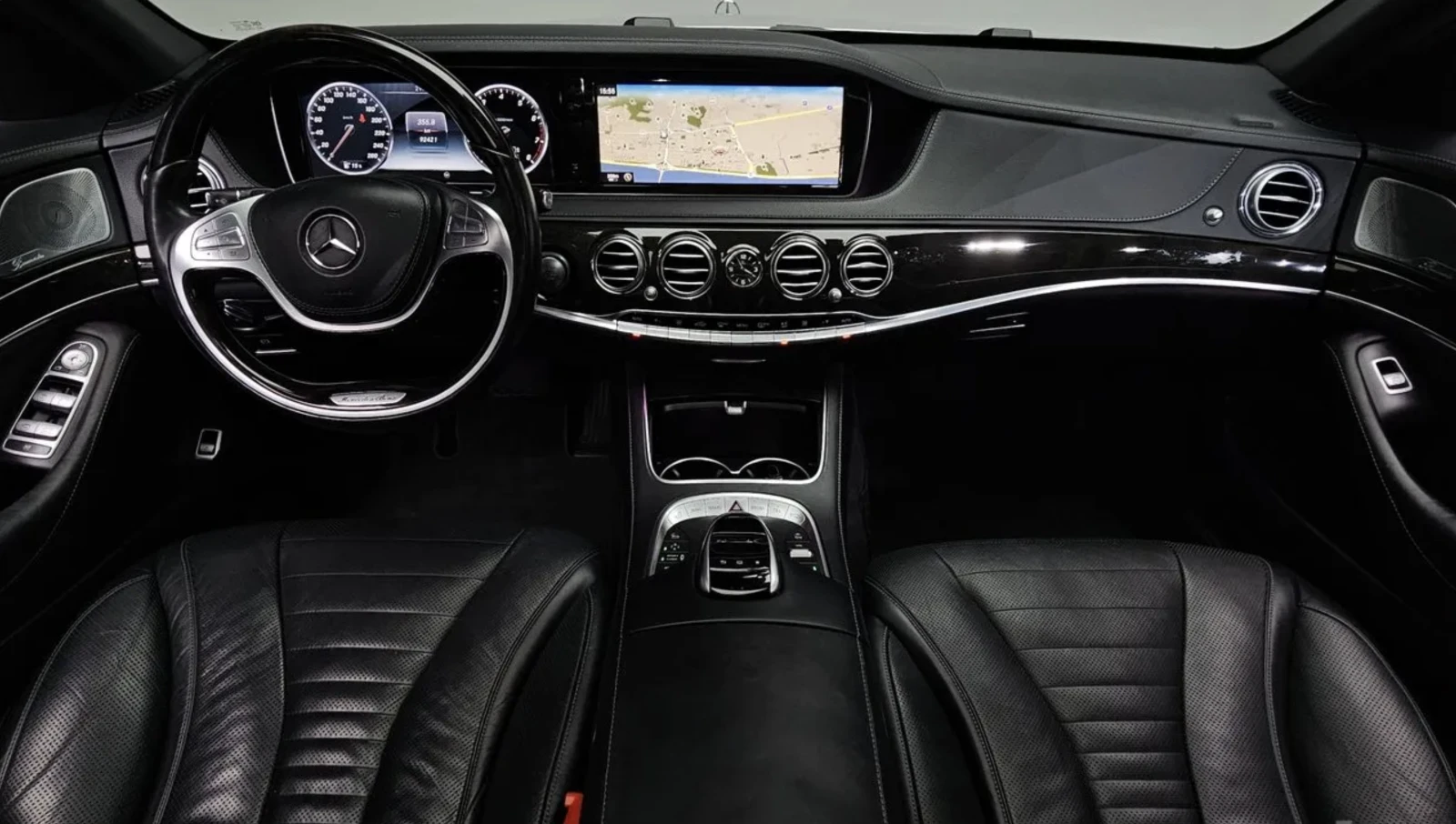 Mercedes-Benz S 500 L / BURMESTER / 360 КАМЕРИ / ОБДУХ / FULL!, снимка 8 - Автомобили и джипове - 55098074