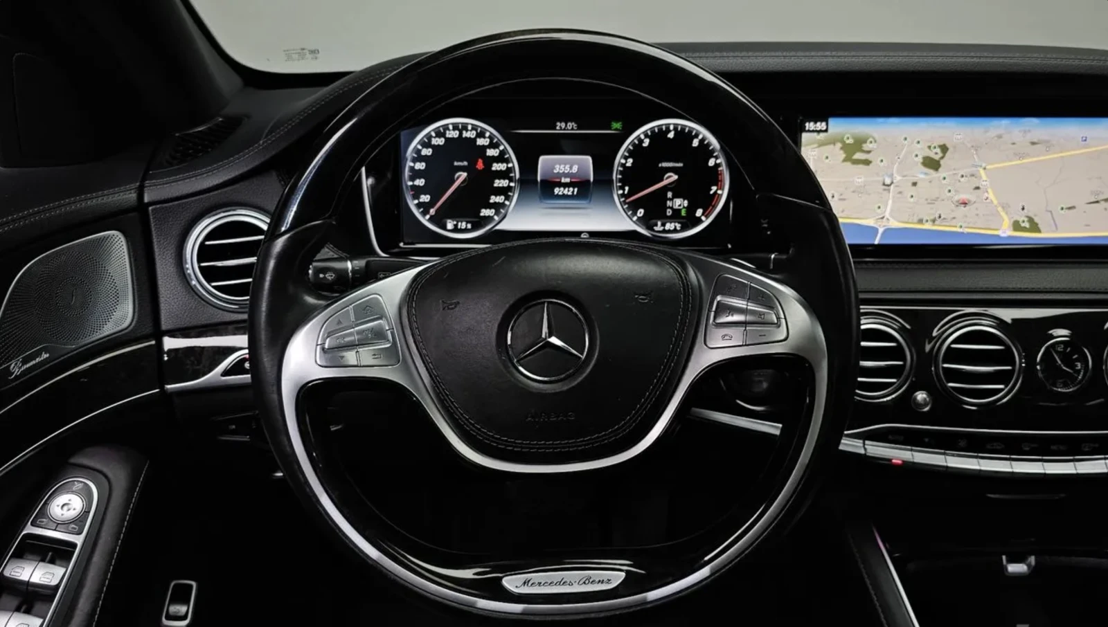 Mercedes-Benz S 500 L / BURMESTER / 360 КАМЕРИ / ОБДУХ / FULL!, снимка 11 - Автомобили и джипове - 55098074